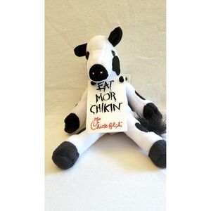Chick-fil-A Eat Mor Chikin Plush Cow 7 Inch Advertising Collectible Stuffed Toy